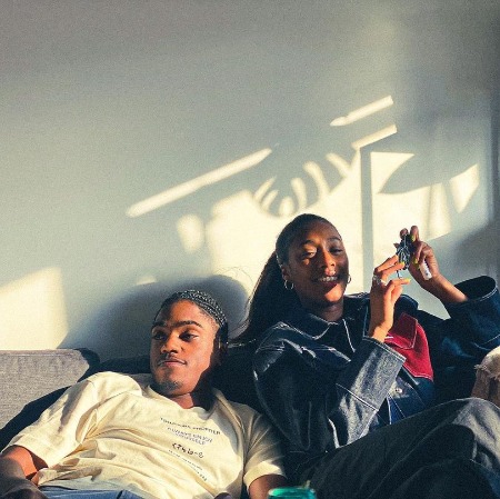 Sophia Brown enjoyed time with her brother Dica Brown. 